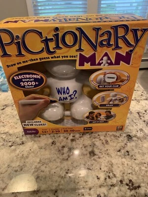 PICTIONARY MAN Electronic Figure w/ 2000+ Clues & Prop Sketch CHARADES Game - Image 1 of 4