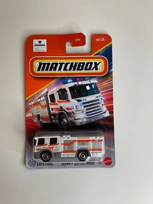 MATCHBOX 2025 #16 Scania P 360 Fire Truck Feuerwehr - Image 1 of 2