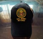 United States U.S. ARMY Retired Embroidered Cap Hat Adjustable Strap Eagle Crest