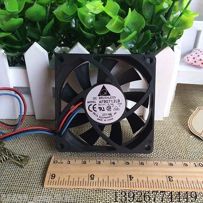 Delta Electronics AFB0712LB DC12V 0.14A Server Fan 3-wire 70*70*15mm Cooling FAN - Image 1 of 2