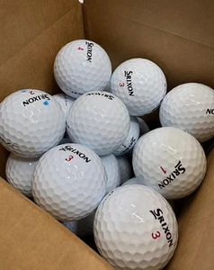 24 Srixon Z Star XV AAAAA 5A Mint Used White Golf Balls - Picture 1 of 2
