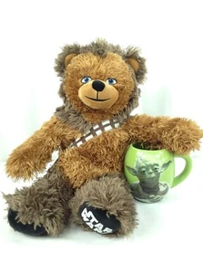 Tazza Costruisci Un Orso Star Wars Chewbacca Wookie Bear & Yoda - Foto 1 di 11