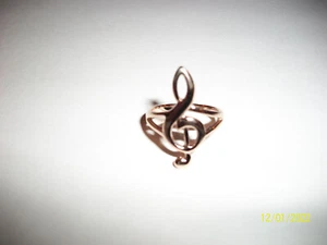 Gold Violinschlüssel Musikring Gr. 7 - Bild 1 von 6