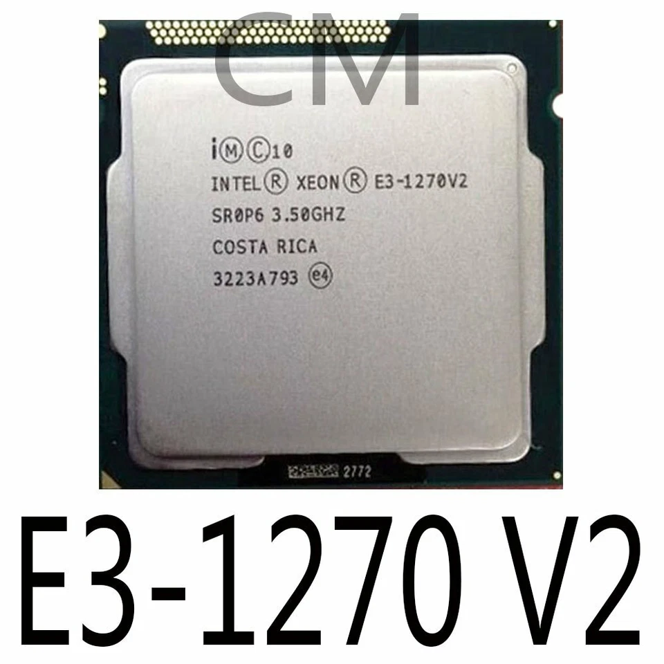 Intel Xeon E3-1270 V2 3.5 GHz Quad-Core 8M 69W LGA 1155 CPU Processor- - Image 1 of 1