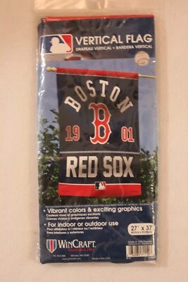 WinCraft MLB Boston Red Sox Vertical Flag 27" x 37" NIP - Image 1 of 3