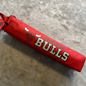 Chicago Bulls Cooler Bag Red The Joey Can Holder Vintage 90s Zipper Lightweight - Picture 1 of 16