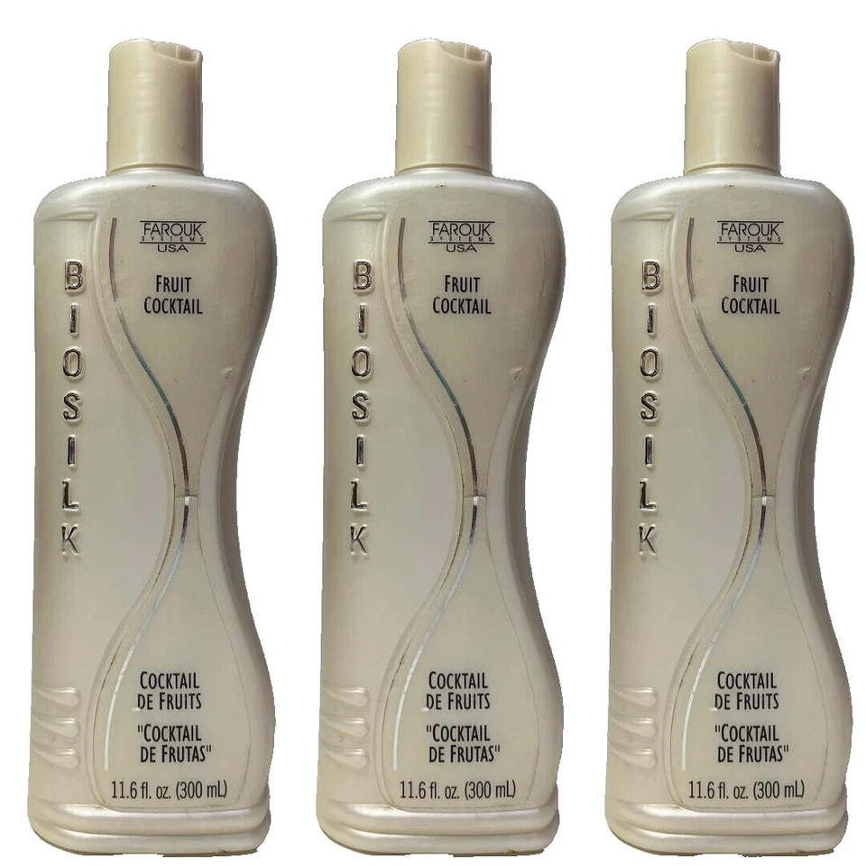 3 Biosilk Farouk Fruit Coctail Reconstructing Treatment 11.6 oz ea (086) - Image 1 of 1