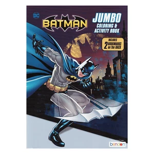 DC Batman Coloring & Activity Book: 64 Pages with Bonus 2 Cutout Bookmarks - Imagen 1 de 8