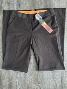 Tory Burch Fiona Pants Coconut Size 6 New With Tags  - Picture 1 of 8