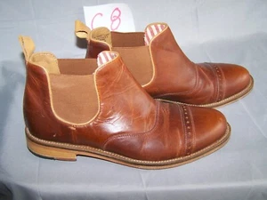 J.Shoes Mens tan/brown Leather Suede Ankle Chukka Boots  8.5 Size - Picture 1 of 12