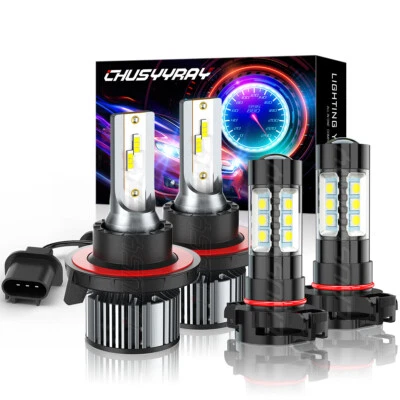 Kit de bombillas LED altas bajas + antiniebla 6500 k para Chevrolet Spark 2016-2020 Foto 1 de 4