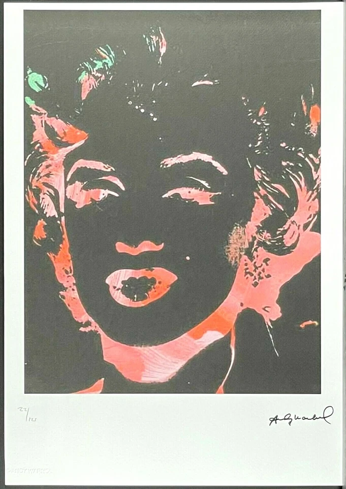 ANDY WARHOL * Marilyn Monroe * 50 x 35 cm * signed lithograph * limited # xx/125 - Bild 1 von 4