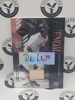 2003 Leaf Limited #180 Prentice Redman Auto Bat Relic 52/99  - Image 1 of 2
