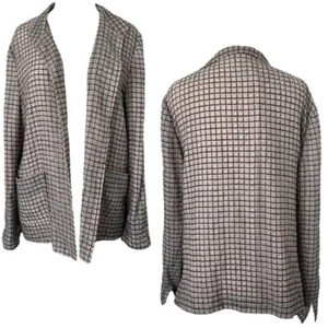 NWT Vintage Deadstock Ellen Tracy Wool Linen Silk Blend Lightweight Blazer - Picture 1 of 7