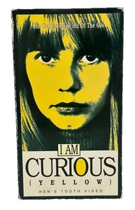 I AM CURIOUS (YELLOW) Borje Ahlstedt & Lena Nyman (vhs) 1967 English Subtitles - Picture 1 of 6