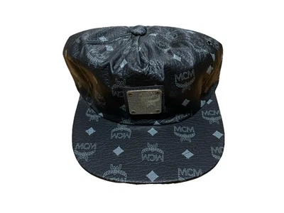 Винтажная бейсболка 80-х MCM черная - Изображение 1 из 4