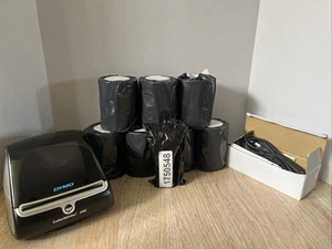 Máquina de etiquetas Dymo 4XL 1738542 con 7 rollos de etiquetas 4X6 - cable de alimentación y cable USB - manual - Imagen 1 de 14