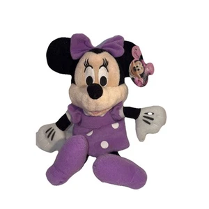 Disney Minnie Mouse Beenie Bottom 11" Purple Polkadot - Picture 1 of 5