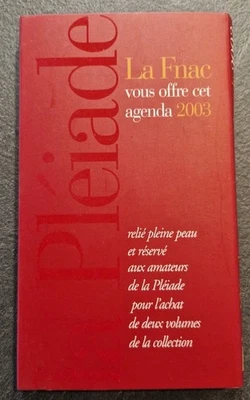 Agenda 2003 LA PLEIADE - Neuf Jamais Ouvert - Pour Collectionneur - LA PLÉIADE  - Photo 1/3