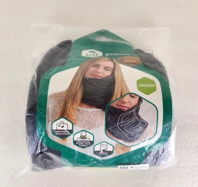 Almohada de avión de viaje Trtl soporte para cuello envolturas ligeras unisex gris nueva Foto 1 de 4