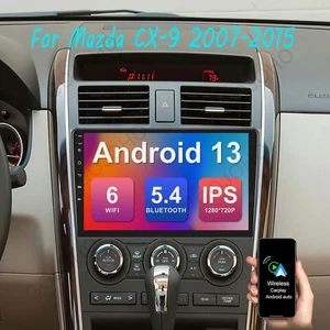 For 2007-2015 Mazda CX-9 Apple CarPlay Car Stereo Radio Android 13 GPS Navi WIFI - Picture 1 of 20