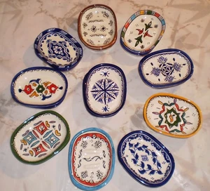 JABONERA CERÁMICA PINTADA A MANO MULTICOLOR 2 PIEZAS * CERÁMICA FES - Imagen 1 de 35