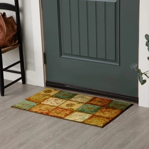 Free Flow Artifact Panel Patchwork Accent Area Rug, 1'8"x2'10", Multi - Picture 1 of 8