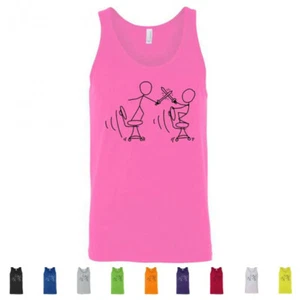 Compiling Fight Coding Funny Computer Programmer Office Graphic Mens Tank Tops - Picture 1 of 11