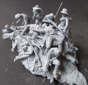 54mm Scale WWI Battle of Chunuk Bair, Gallipoli Campaign (6 figures) - Picture 1 of 1