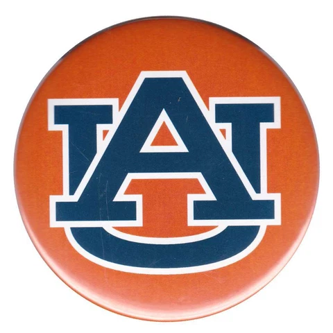 Auburn Tigers Button Magnet Cover