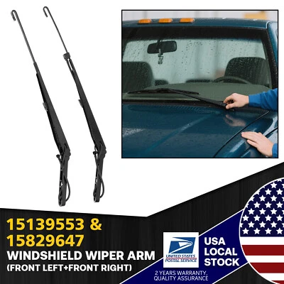 For Chevrolet Tahoe 2002-2006 15139553 & 15829647 Windshield Wiper Arm Pair - Image 1 of 4