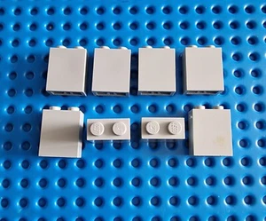 LEGO Mauer Wand 8 Stück neu hellgrau Light Gray Brick 1x2x2 3245 A062 - Bild 1 von 1