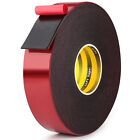 Double Sided Foam Tape 1 Inches x 50 Ft Durable Adhesive Weatherproof for Fil...