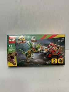 LEGO Jurassic Park 76958 Dilophosaurus Ambush Building Set New 2023 Dennis Nedry - Picture 1 of 3