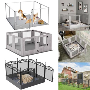 Heavy Duty XXL Puppy Dog Playpen Enclosure Whelping Box Supplies Pet Kennel Pen - Picture 1 of 30