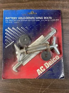 AC Delco Battery Hold Down Wing Bolts. Fits Most GM Cross Brackets 3/8 141-415 - Picture 1 of 4