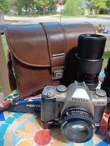 Camera Pentax ZXM Super 35mm Film Camera 2nd Lens Very Nice As Is for Parts VTG. - Picture 1 of 17