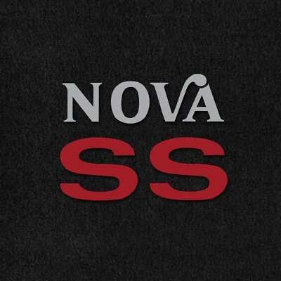 Alfombrillas delanteras Lloyd Tats Velourtex negras para Chevrolet Nova 1975 a 1979 Foto 1 de 3