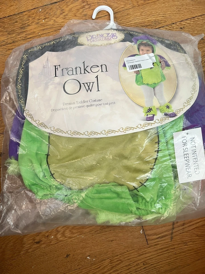 New Princess Paradise Franken Owl Toddler Costume 6/12 months - Image 1 of 2