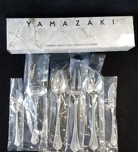 YAMAZAKI CARA STAINLESS Serving Pieces JAPAN  - Picture 1 of 14
