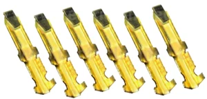 US MADE 1968 - 1974 Corvette Courtesy Light Door Jamb Switch Terminals Set 6 NEW - Picture 1 of 2