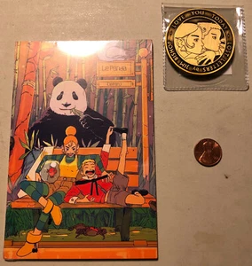 LOST LETTERS MY DEAR PIERROT CHALLENGE COIN POSTCARDS KICKSTARTER STRETCH GOAL - Picture 1 of 3