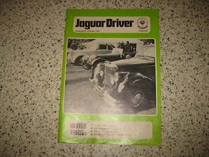 REVISTA/LIBRO JAGUAR DRIVER - ENERO 1978 - ARTÍCULO GENUINO - Nº 210 - Imagen 1 de 1