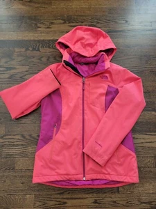 The North Face Jacket Womens Medium Pink Primaloft Windwall Hooded Softshell EUC - Picture 1 of 10