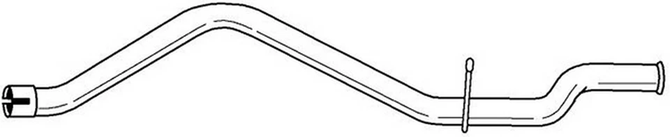 140 cv Tubo gas scarico per Ford Transit Autobus FB, FC, FD, FS, FZ 2.4 TdCi 240 - Immagine 1 di 1