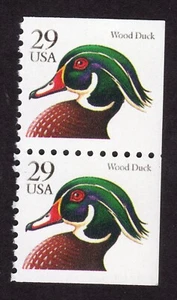 Scott #2484a Wood Duck Booklet Pair of Stamps - MNH - Picture 1 of 1