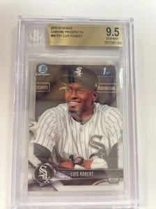 2018 Bowman Chrome Luis Robert 1st Bowman BGS 9.5 - Picture 1 of 2
