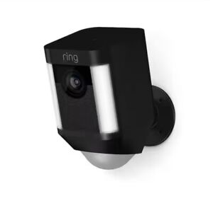 Spotlight Cam Battery Outdoor Security Wireless Surveillance Camera, Black