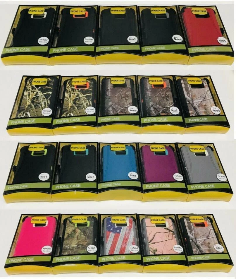 For Samsung Galaxy Note 5 Case Cover With(Belt Clip Fits Otterbox Defender) - Image 1 of 1