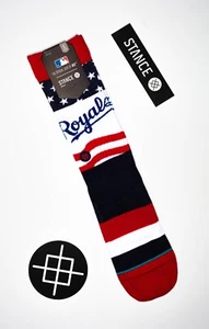 Stance x MLB Kansas City Royals Socken 'Royals Stars And Bars' | L | Neu mit Etikett | 2019 - Bild 1 von 3